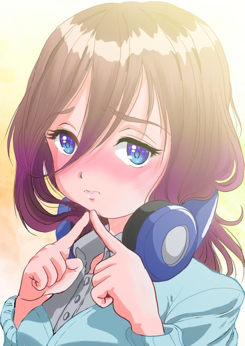 ともぞうさんがTwitterに投稿した中野三玖(五等分の花嫁)のイラスト。