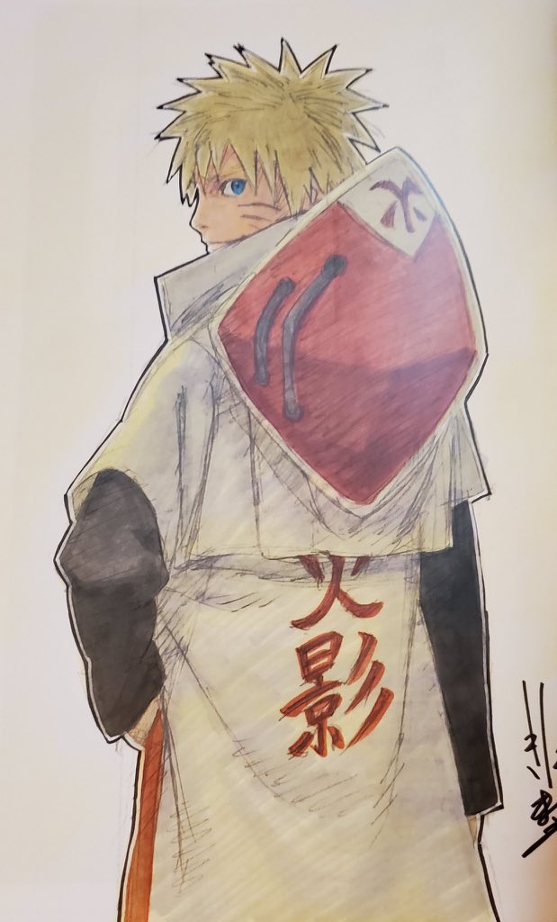 Happy Birthday Nanadaime Hokage Uzumaki Naruto 

Illustrations:
By Masashi Kishimoto 