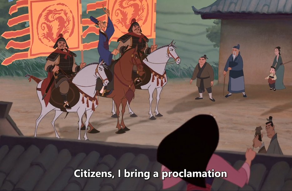 It's unclear what Chi Fu's job actually is that he would simultaneously work so close with the emperor yet come deliver a conscription notice to a random town. but they were probably just keeping the number of characters low