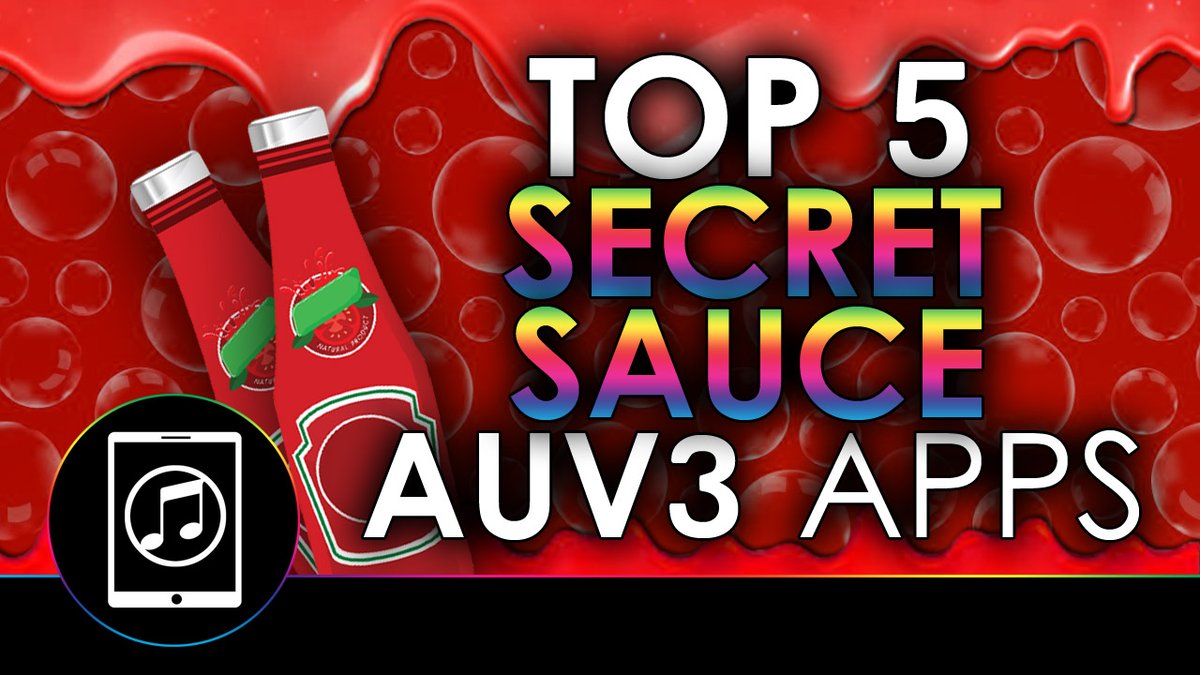 MobileMusicPro's tweet photo. [New Video] Top 5 Secret Sauce AUv3 Apps - Premieres #LIVE Oct 10th @ 8:00am PT / 11:00am ET 

In this video we give you our top 5 picks for the best secret sauce plugins that can dramatically improve your sounds.

https://t.co/rVaK7EULLh https://t.co/wobOMREFnK