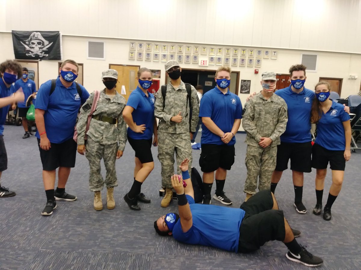 Proud of our partnership with ROTC!  Go Blue Brigade!  Go Wolves!