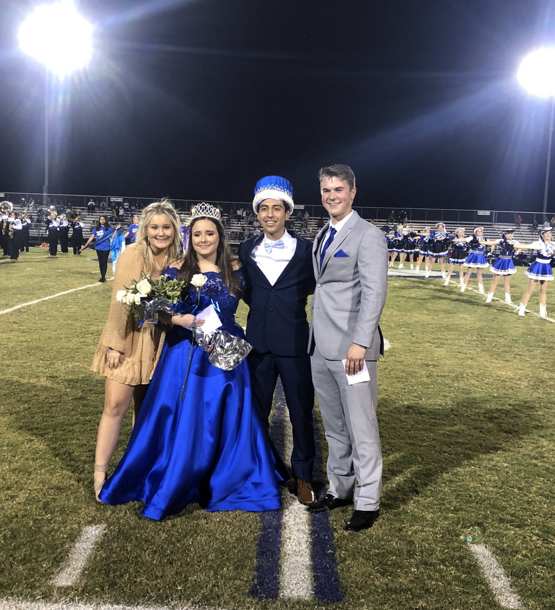 WCMessenger's tweet photo. Decatur High School’s 2020 Homecoming King and Queen are Ella Holloway and Trey Carrillo. https://t.co/MEaXn21jEb