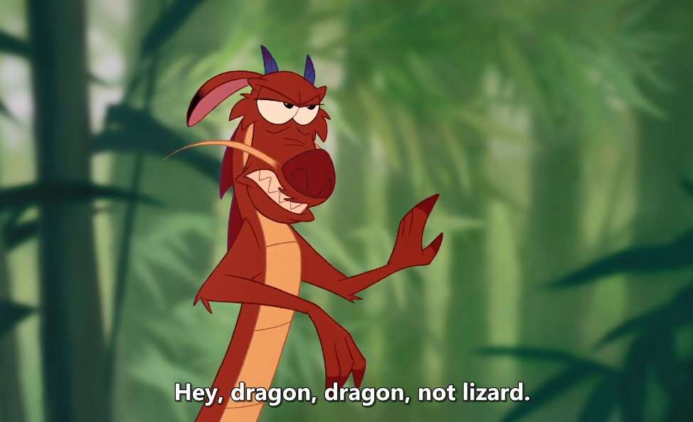 I appreciate them acknowledging that Chinese dragons are based on snakes, not lizardsbut then they've also considered that Chinese dragons are creatures of water, not fire