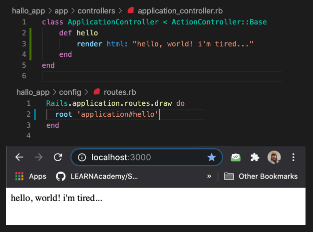 heya_world's tweet image. Day 5 of #100daysofcode, I am exhausted already! lol. Coding and posting about it after coding for work, exercising, acquiring food, and doing other normal human things is hard. But hey, I only got 95 more days left. 😂💀

Today I finished the chapter 1 of #rubyonrailstutorial.