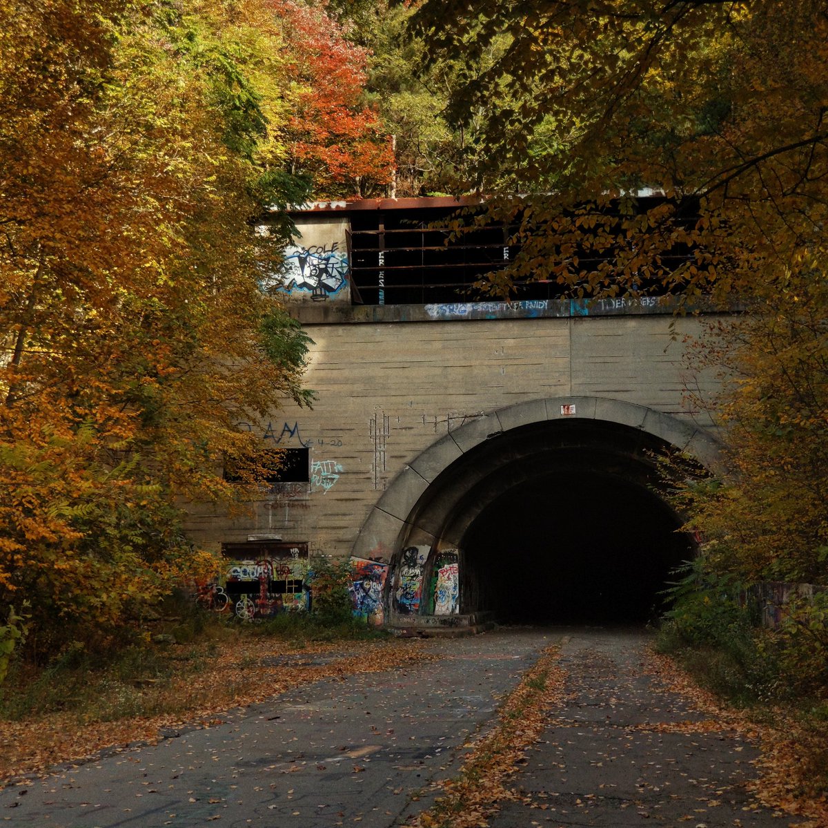 Went to the abandoned PA Turnpike tunnels today (Sideling tunnel if you want to visit this specific one). Beautiful day. Good times. We went last year around this time so I guess it's an annual trip now.