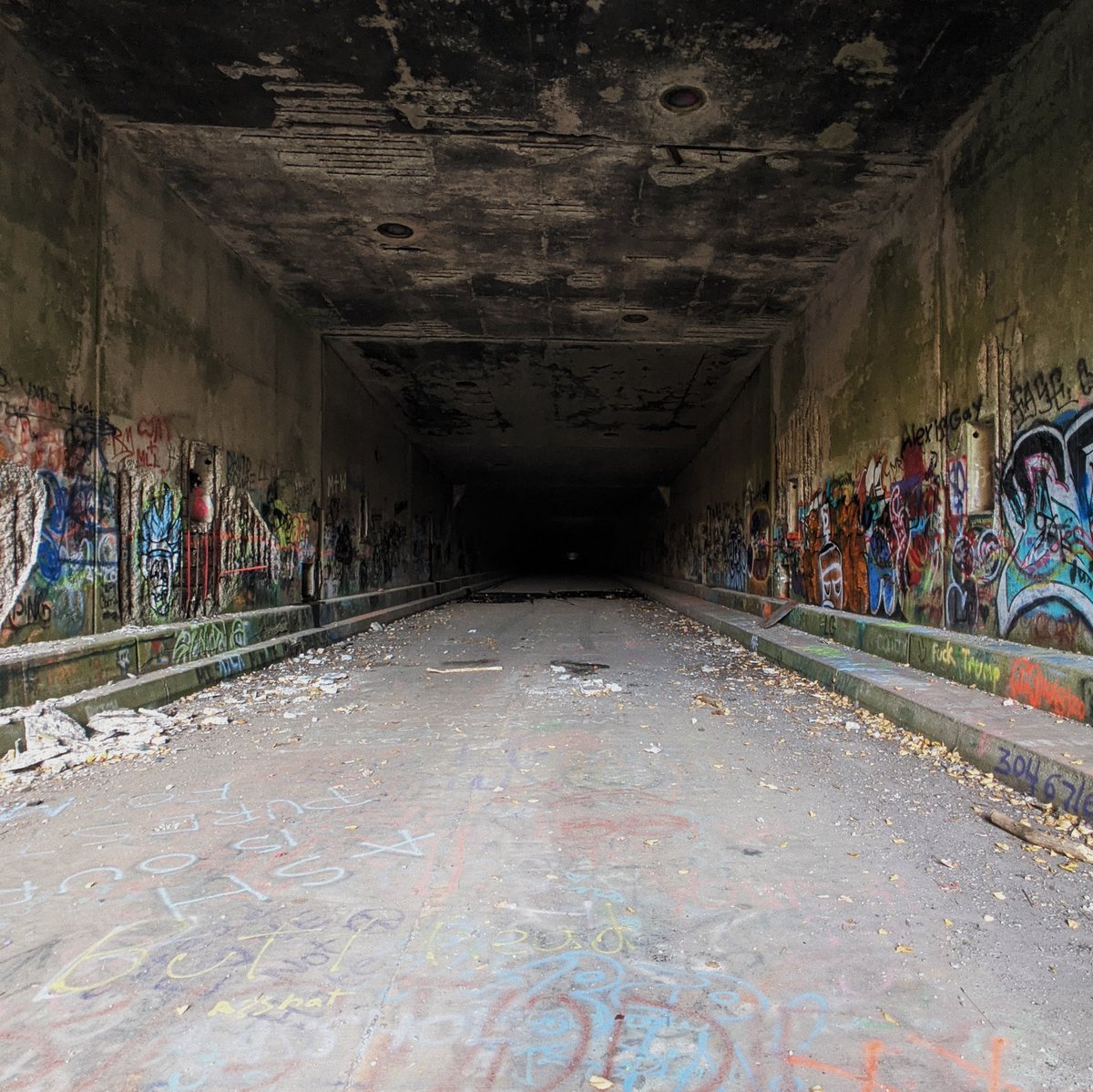 Went to the abandoned PA Turnpike tunnels today (Sideling tunnel if you want to visit this specific one). Beautiful day. Good times. We went last year around this time so I guess it's an annual trip now.