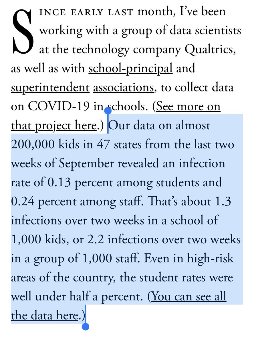 I’m all for a data-driven approach & I definitely applaud the work needed to pull this data together! But.Epidemics & outbreaks are local.To me, pooling data across all states-or even within a state-is asking the wrong question.Especially since testing in kids is low. 2/