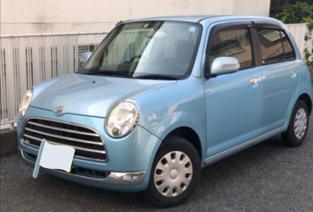 宮尾岳 車検に出したクルマの代車に コレがやって来た ミラ ジーノ 水色が可愛いね 今日から一週間くらいの付き合いだ よろしくね