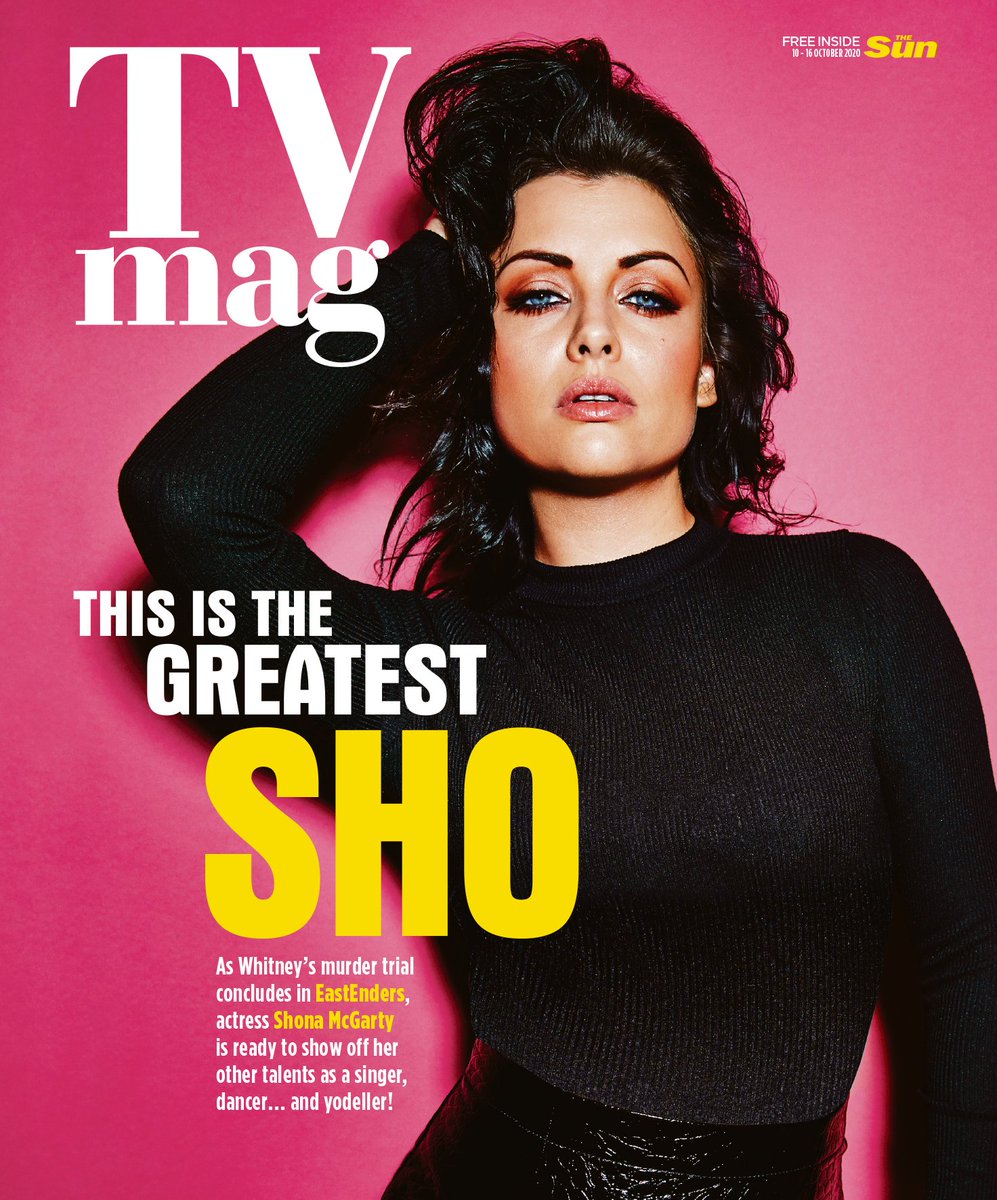 TheSunTVMagEd's tweet image. As Whitney awaits the verdict, in today's #TVMag @bbceastenders star @ShonaBM reveals her #Strictly hopes, singing ambitions, her joy at being trusted with such powerful storylines... and why she has to tell so many people in the street that they have great hair! 😁 #EastEnders
