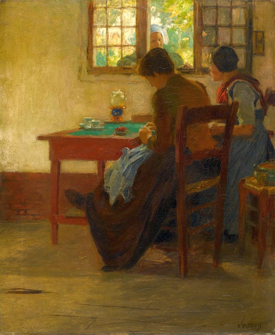 Edward Henry Potthast - The Gossips