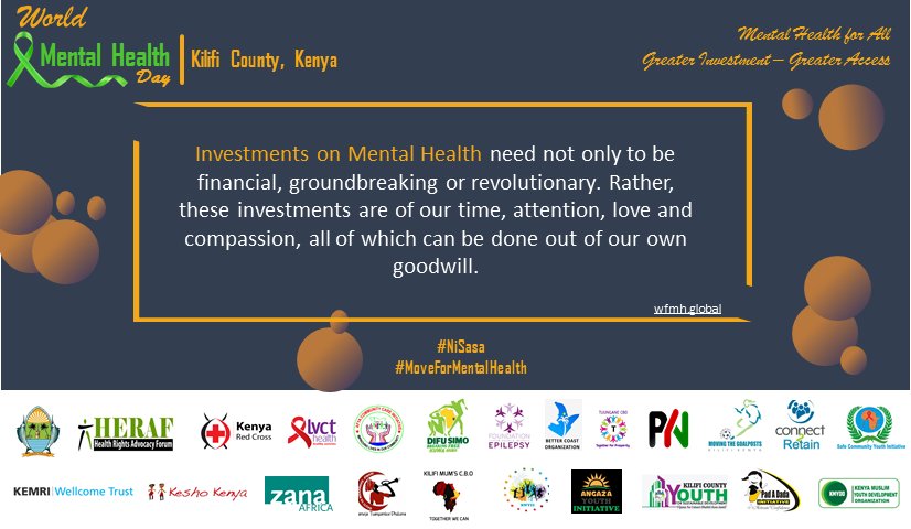 Afya_360's tweet image. Everyone has a role to play in #MentalHealth investment.
#NiSasa #WorldMentalHealthDay #MoveForMentalHealth