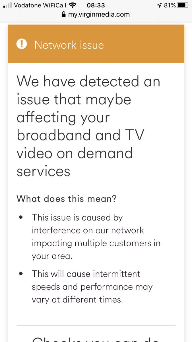 ChilliChappy's tweet image. @virginmedia Look at this😂 😤 Received #automatedmessage this morning a fault had been fixed. Run the test to check. Is this a #joke? #virgin #virginmedia #poorservice #broadband #tv #wifi #whichwifi  #Which