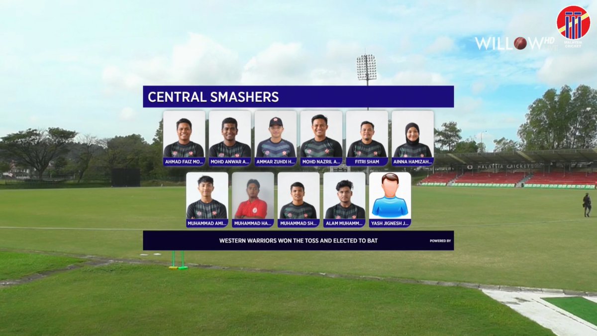 willowtv's tweet photo. Western Warriors vs Central Smashers, 11th Match
Western Warriors have won the toss and have elected to bat first
@MalaysiaCricket #WWvsCS #CentralSmashers #WesternWarriors #MCAT20 @willowtv
https://t.co/JUHHXoiTEL https://t.co/EOL9RxfEsX