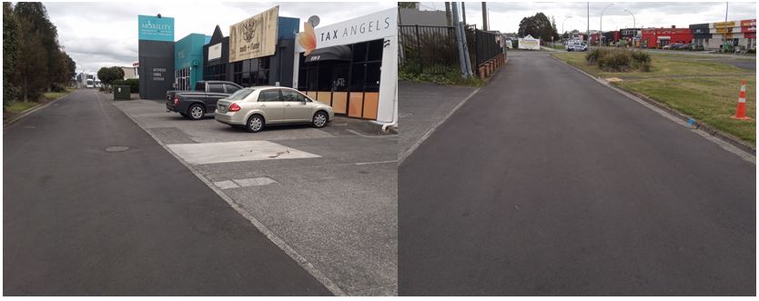 The recently resealed road outside our office - now must be the  "Highway to Heaven"😉