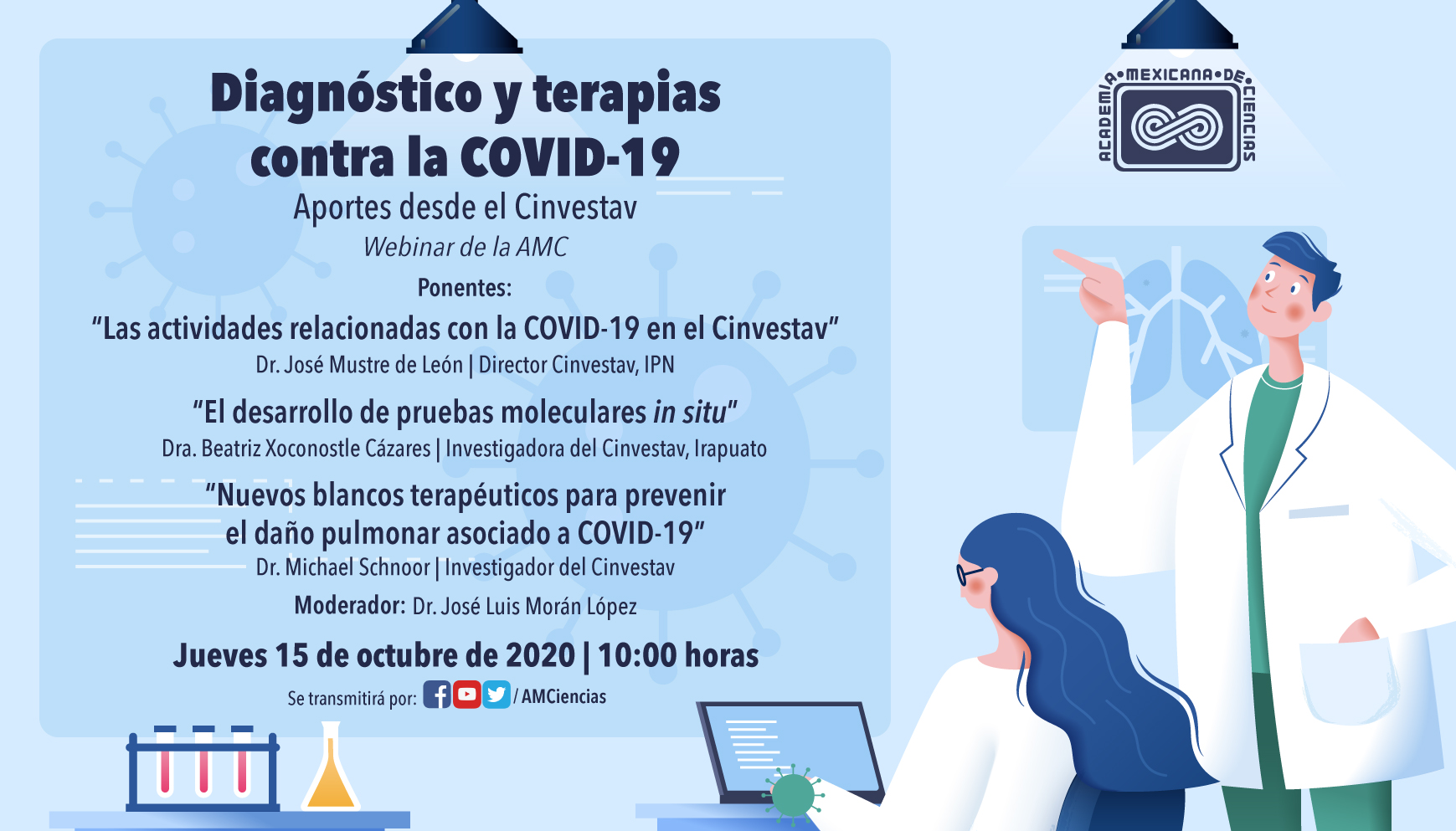 Diagnóstico y tratamientos contra la COVID-19. Aportes desde el Cinvestav