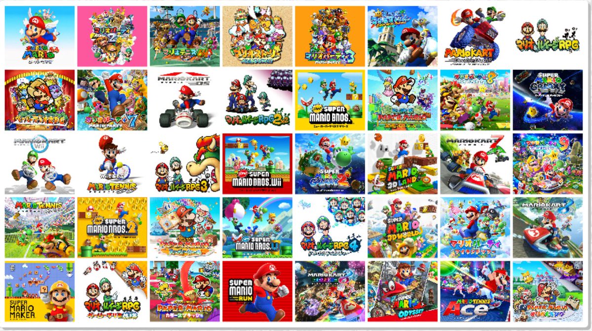 list of all mario games in order