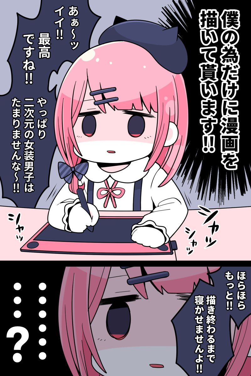 ファンに誘拐された女装絵師の話 