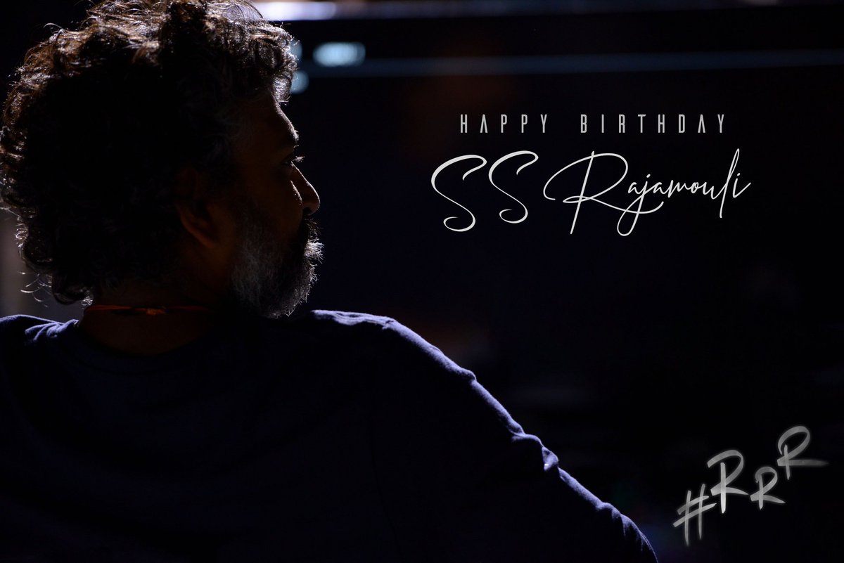 Prashantheditor's tweet photo. Birthday Wishes to India's Top Most Director &amp; Pride Of Telugu Cinema @ssrajamouli
All the best to #RRR &amp; Future Projects. #HBDSSRajamouli @RRRMovie https://t.co/J6nY1vZxFs
