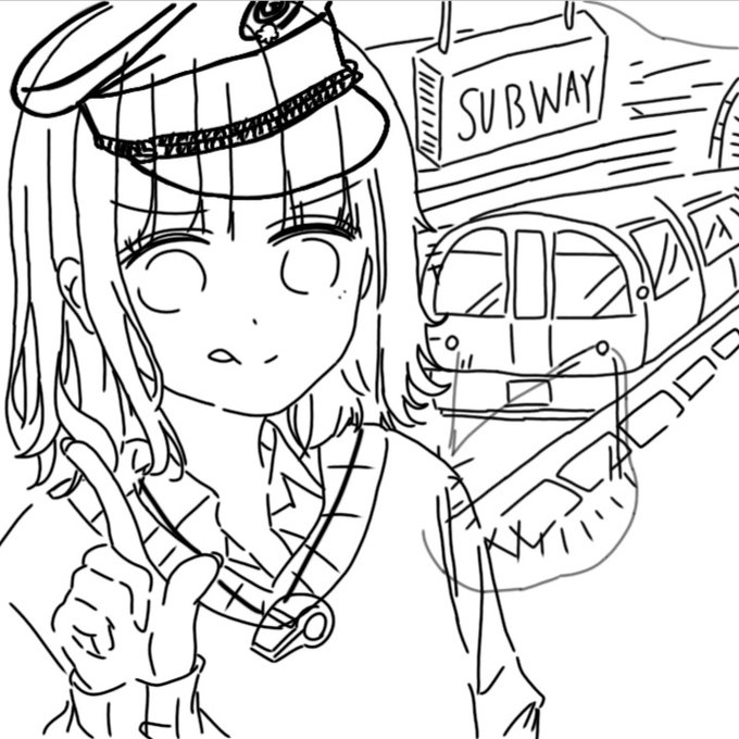 車掌のtwitterイラスト検索結果