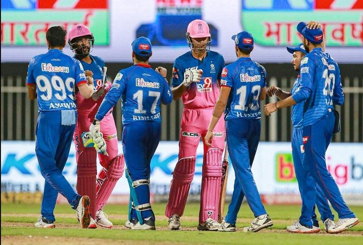 KhabarZone's tweet photo. IPL 2020: राजस्थान को हराकर शीर्ष पर पहुंची दिल्ली
#IPL2020 #IPL2020Updates #IPL #IPLinUAE #DelhiCapitals #RajasthanRoyals 
https://t.co/U7Z6ZTog5O https://t.co/ic7tSIB6Ac