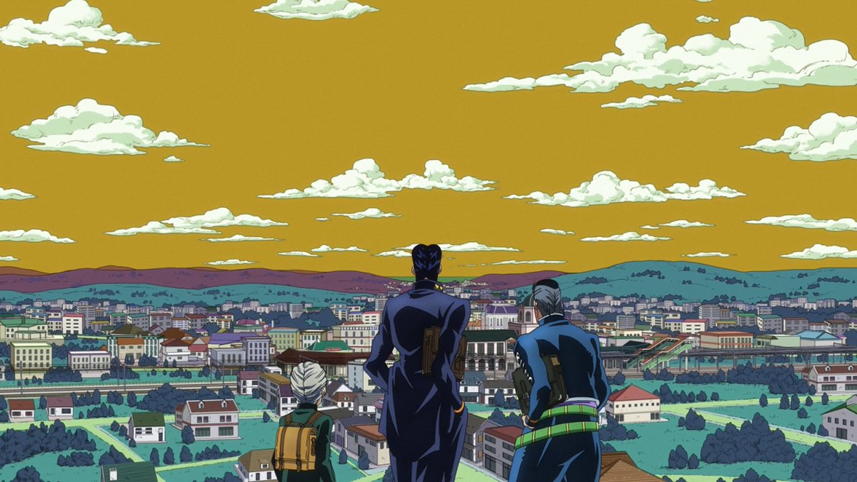 Jojo's Bizarre Visual Design on Twitter: "Morioh Sky Colors - Part 1… "