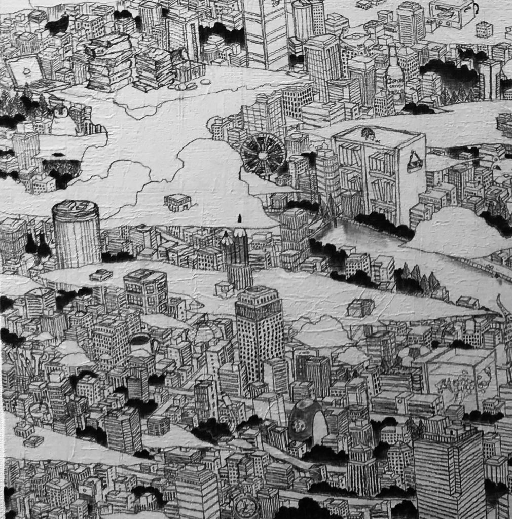 ナカムラケイシ 3bの鉛筆で描きます この土日で 栄セントラルパークでの展示も終わりです 今日はあいにくの天気ですが 明日は晴れるかな キャンバスに3bの鉛筆で描く 鳥瞰図を模した不思議な世界 つくし賞 ナカムラケイシ 3bの鉛筆で描きます この土日で 栄セントラルパークでの展示も終わりです 今日はあいにくの天気ですが 明日は晴れるかな キャンバスに3bの鉛筆で描く 鳥瞰図を模した不思議な世界 つくし賞