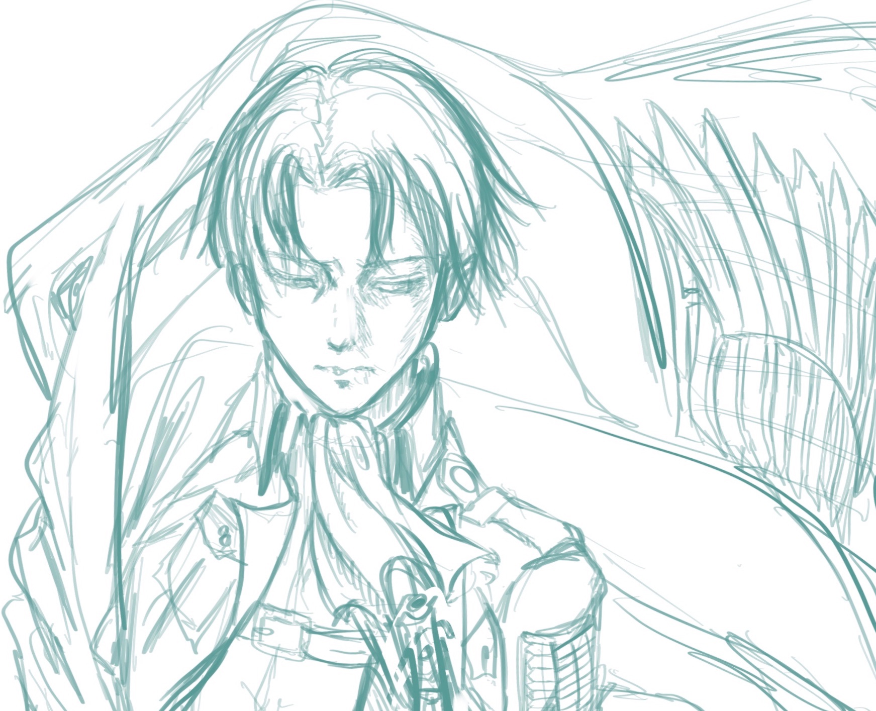 ふぇる 絵描き修行中 ちょっと リヴァイ兵長を描きたいって発作が始まったので おさめるために ラフ画を あー ファイナルシーズン楽しみだぁ 早く観たいっ 進撃の巨人 Attackontitan リヴァイ リヴァイ兵長 Levi 絵師さんとつながりたい