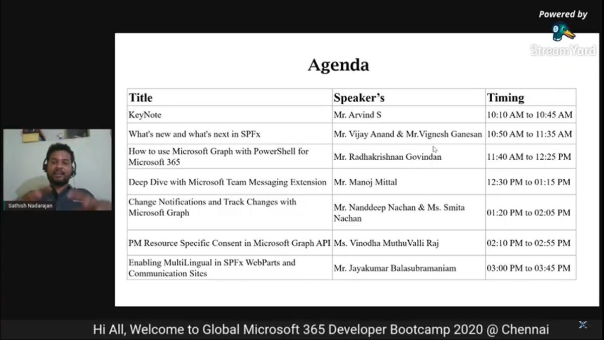 XMonkeys360's tweet image. @contactsathish has kickstarted the event &quot;𝐆𝐥𝐨𝐛𝐚𝐥 𝐌𝐢𝐜𝐫𝐨𝐬𝐨𝐟𝐭 𝟑𝟔𝟓 𝐃𝐞𝐯𝐞𝐥𝐨𝐩𝐞𝐫 𝐁𝐨𝐨𝐭𝐜𝐚𝐦𝐩 𝟐𝟎𝟐𝟎&quot;

YouTube Live: bit.ly/chytm365

#MS365DevBootcamp #MS365DevBootcampChennai #NeverStopLearning #microsoftevents #XMonkeys360
