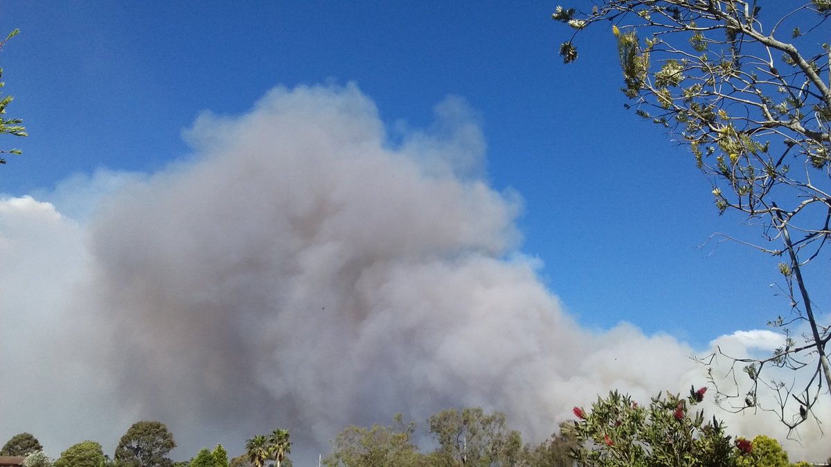 pfwaus's tweet photo. The smell of #summer. A controlled burn underway at #Watetfall &amp; #HeathcoteNSW #TheShire #Sydney #NSW #NewSouthWales #Australia https://t.co/5MnRYSfilG