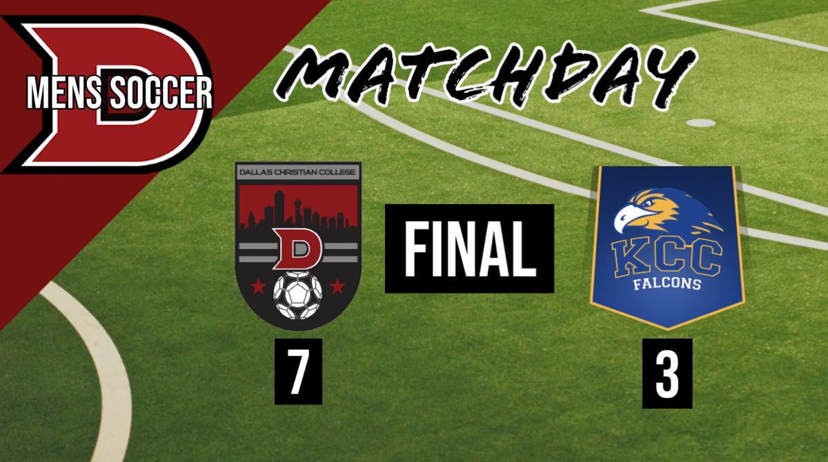 Crusaders go down early , but quickly get lead and top Kansas Christian College 7-3 ! LOS Crusaders head down South this Sunday to cap off a weekend double fixture@ Southwestern Adventist at 4pm. @DCCSports @TheNCCAA #PERSEVERE#NewEra#CrusaderFutbol!