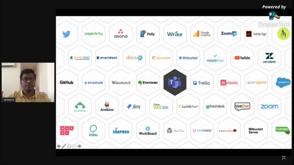 XMonkeys360's tweet image. Arvind S has started his Keynote on Microsoft Teams - Future of Teamwork.

YouTube Live: bit.ly/chytm365

#MS365DevBootcamp #MS365DevBootcampChennai #NeverStopLearning #microsoftevents #XMonkeys360