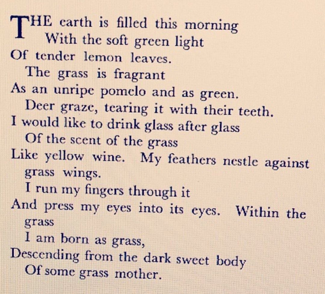 68. 'Grass' by Jibanananda Das,       -- Translated by Lila Ray