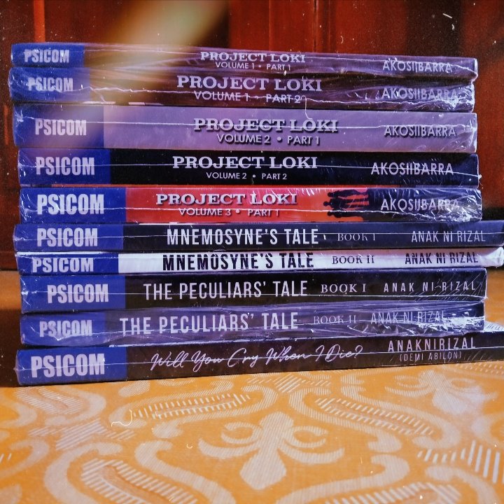 belledmsc's tweet photo. Yay! My new babies has arrived! Thank you so much, @Officialpsicom! I will definitely order again :)

#ProjectLOKI by @AkoSiIbarraWP
#MnemosynesTale #ThePeculiarsTale #WillYouCryWhenIDie? by @demdemidemii https://t.co/4C16iaPKBL