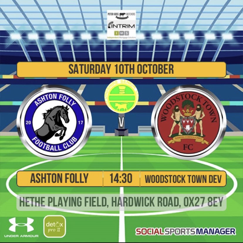 ⚽️Game day⚽️
⏳14.30 KO
🏟Home, Hethe 
Vs Woodstock Dev
Please come over and show your support for the lads.
On the best pitch around.
🚨All Covid guildlines will be in place🚨
