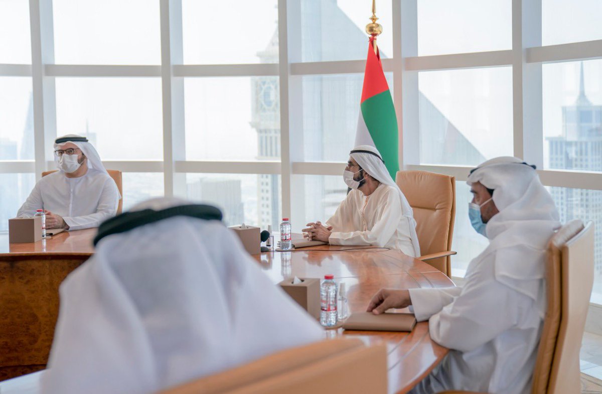 HHShkMohd's tweet photo. أثناء استقبالي شركة مارشال إنتك .. شركة وطنية عائلية في قطاع الفضاء يديرها أبناء بن غالب .. تخطط لإرسال سبعة أقمار صناعية للفضاء. فخور بهم .. هدفنا أن يكون القطاع الخاص شريكاً أساسياً في خططنا الوطنية للفضاء .. وأن يقود هذا القطاع مستقبلاً .. https://t.co/4raXvXyMvL
