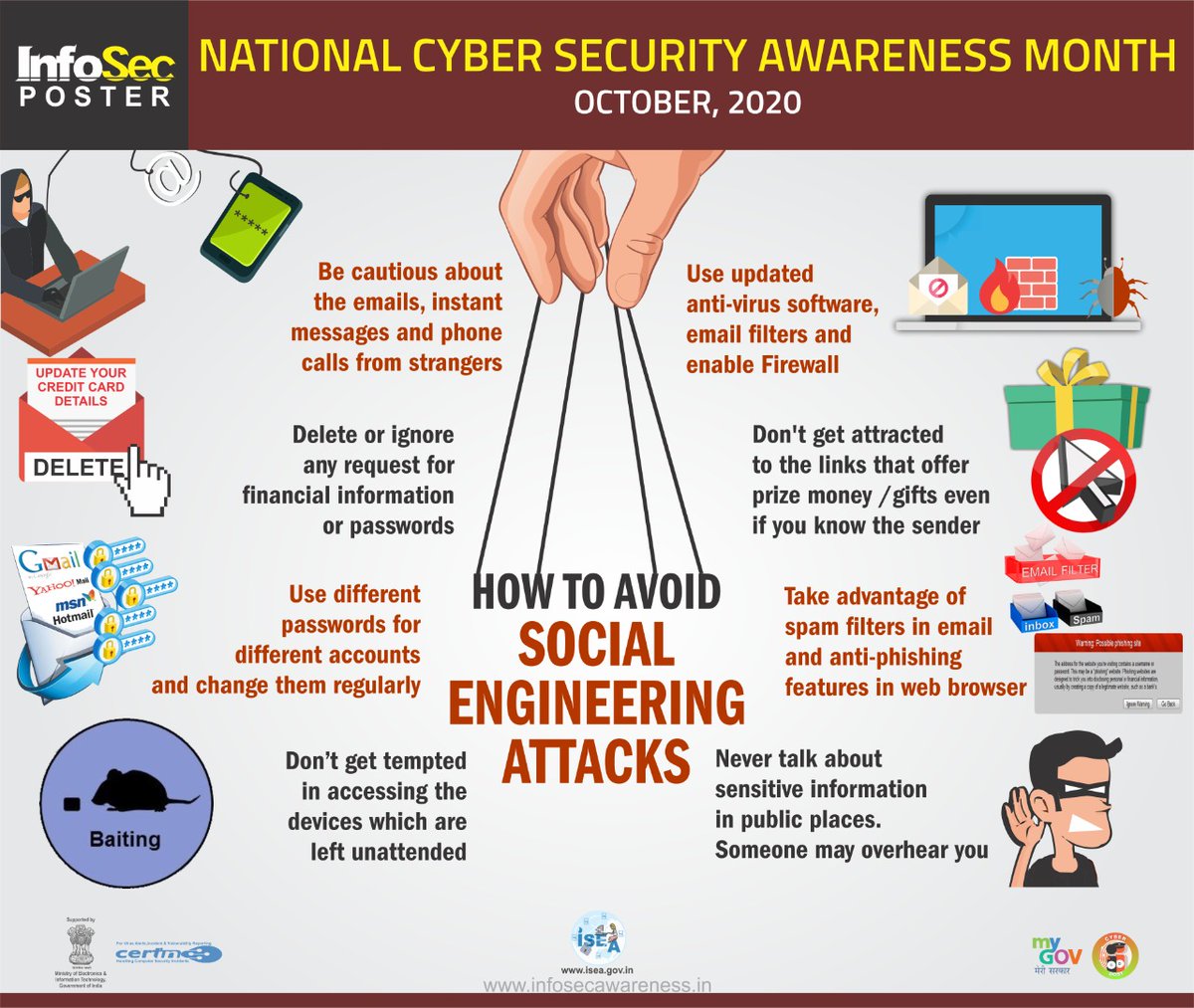 Information Security Awareness (ISEA) by MeitY tweet media