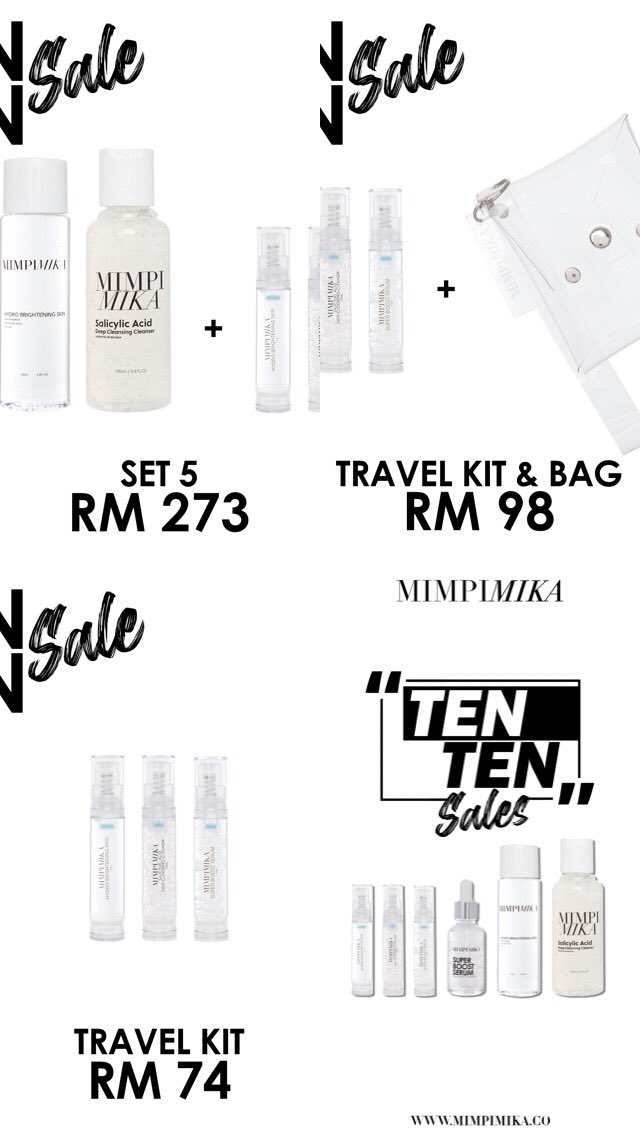 Mimpimika 10.10 Sale Dateline: 10-11 October 2020Check out my Shopee Now! Ada Free Special gift your all http://linktr.ee/Mimikabeauty 