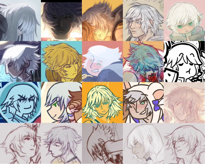 wall of riku................................ wish i had more of substance but thats what happens when u hardly draw 
