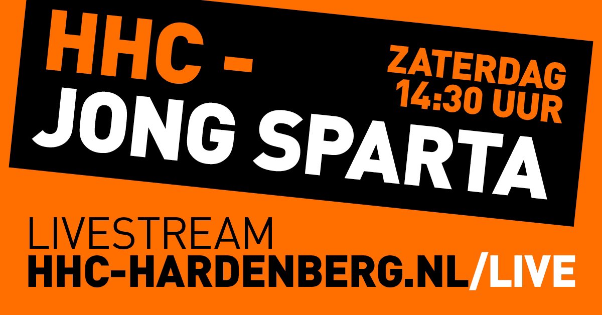 Matchday! 🔥 Om 14.30 uur speelt <a href="/HHCHardenberg/">HHC Hardenberg</a> thuis tegen Jong <a href="/SpartaRotterdam/">Sparta Rotterdam</a>.

⛔️ Er is helaas geen publiek welkom bij deze wedstrijd. Ga ook niet aan de hekken bij het veld staan

📺 Kijk online live mee! (€4,99)

📋 We hier en op Instagram verslag 🤳🏻

Tot straks!

#hhcjsp
