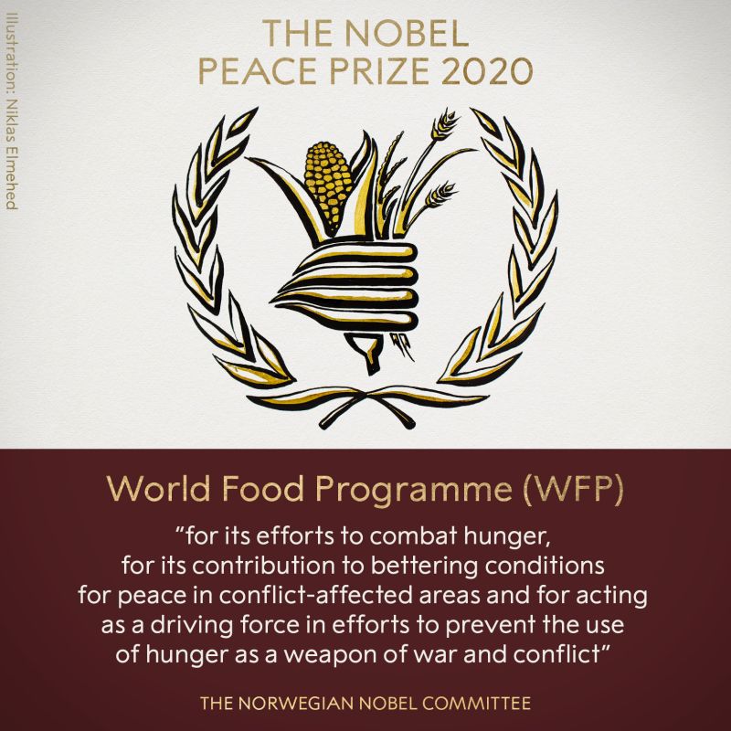 This prize is well-deserved recognition for the <a href="/WFP/">World Food Programme</a> teams on the front line. 

Here in Congo, I am especially proud the team in Pool, working miracles in a fragile, post-conflict environment. 

And of colleagues in remote Likouala, providing essential assitance to refugees.