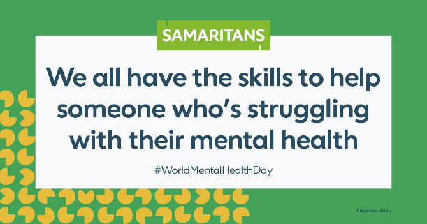 MCsamsNorthwich's tweet photo. Today we’re going to be sharing some things you can do to help support others who may be struggling in these difficult times. We can all make a difference this #WorldMentalHealthDay 💚 #WMHD2020 https://t.co/fOhg5bUTCB
