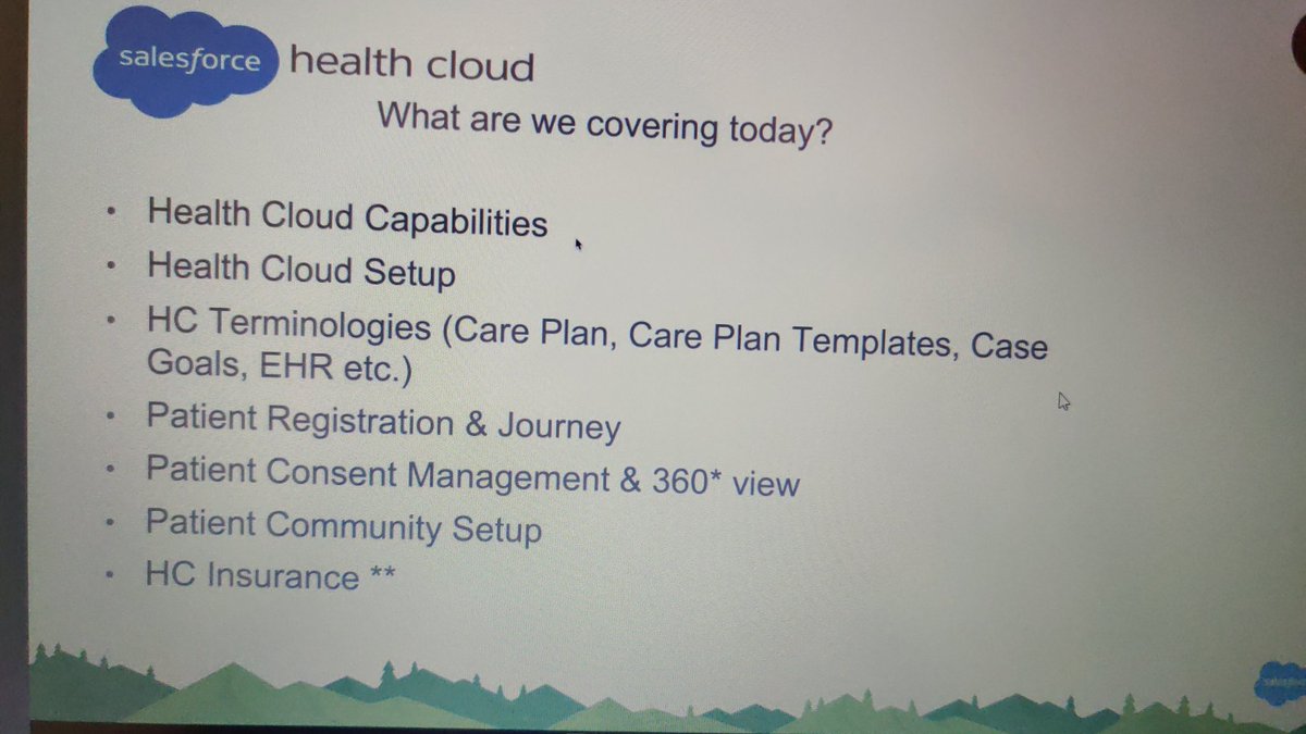 PayalRathi11's tweet photo. Started collecting the highlights on #Salesforce Health Cloud
@sfdngp #TrailblazerCommunity
Thanks for the organizing the session👍🏻 @rajkjha28 @RahulAg49211717 and Rishabh https://t.co/A4nCOZTh6H