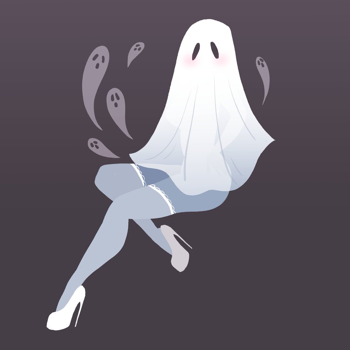 kristarts's tweet photo. spooky sexy? ghost #ghostpinup #pinupghost #dead #drawlloween https://t.co/t30If7kpqU
