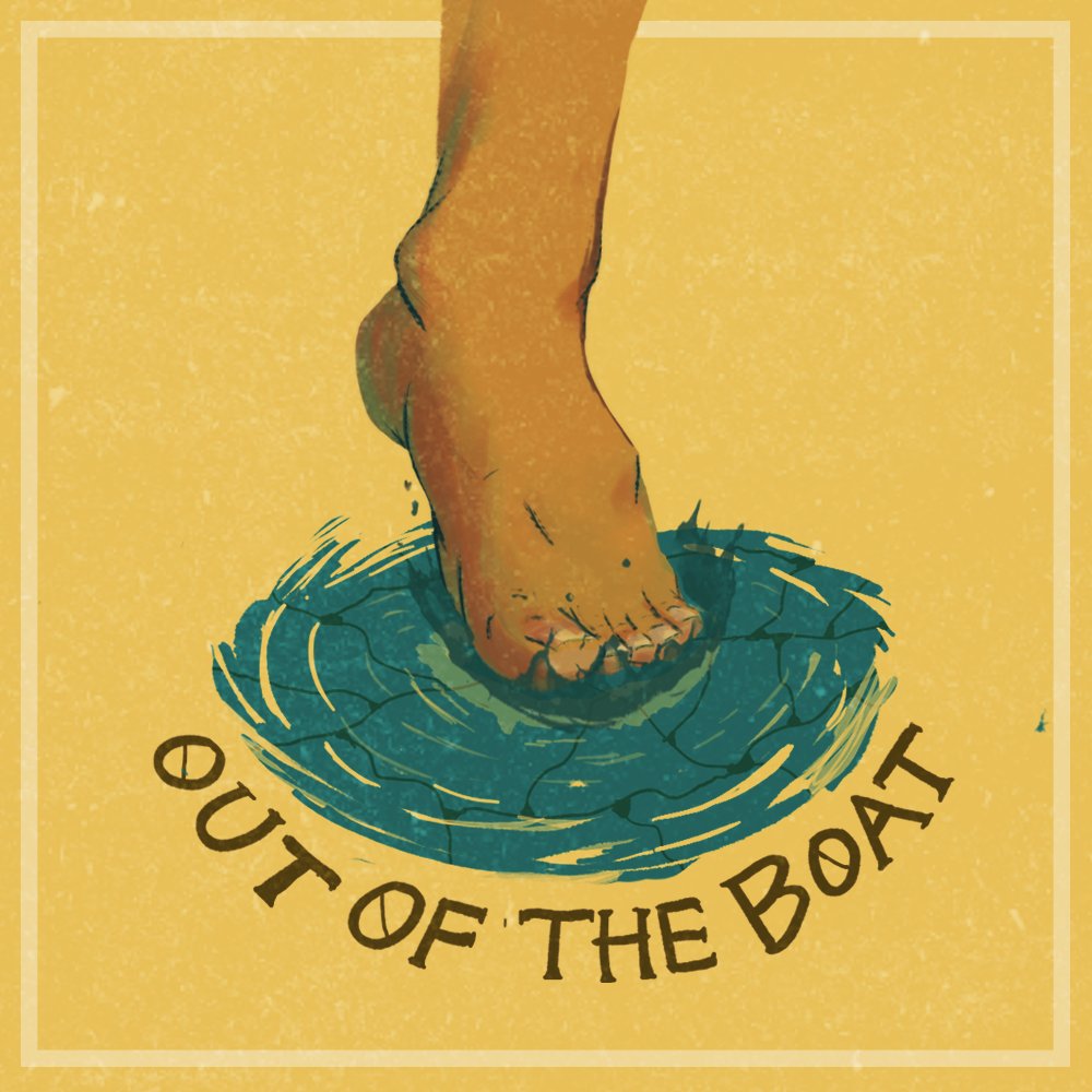 Have you ever been asked to walk on water?
+
“Lord, if it is you, tell me to come to you on the water.”
And the Lord said, “Come.”
— Matthew 14:28-29
+
Art by Dan Cua