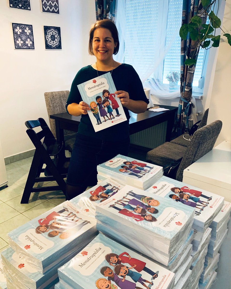 Meet Dr. Farkas Eszter, a #gynecologist from Hungary. She got the #MenstrupediaComic books translated into Hungarian language and is making sure they are available for kids and parents in her country. From South Asia to Central Europe, this journey has been empowering :D