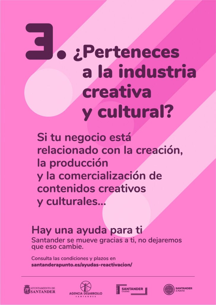 gemaigual's tweet photo. ❗️Abrimos el plazo (hasta el 10 de noviembre) para solicitar las ayudas del Ayuntamiento de #Santander a empresas de la ciudad con las que queremos impulsar la regeneración económica #Covid_19 
🗯Son 5 líneas de ayudas con una dotación total de 3,6 millones 
👇🏻1️⃣2️⃣3️⃣ https://t.co/Dry3sfw4Bn