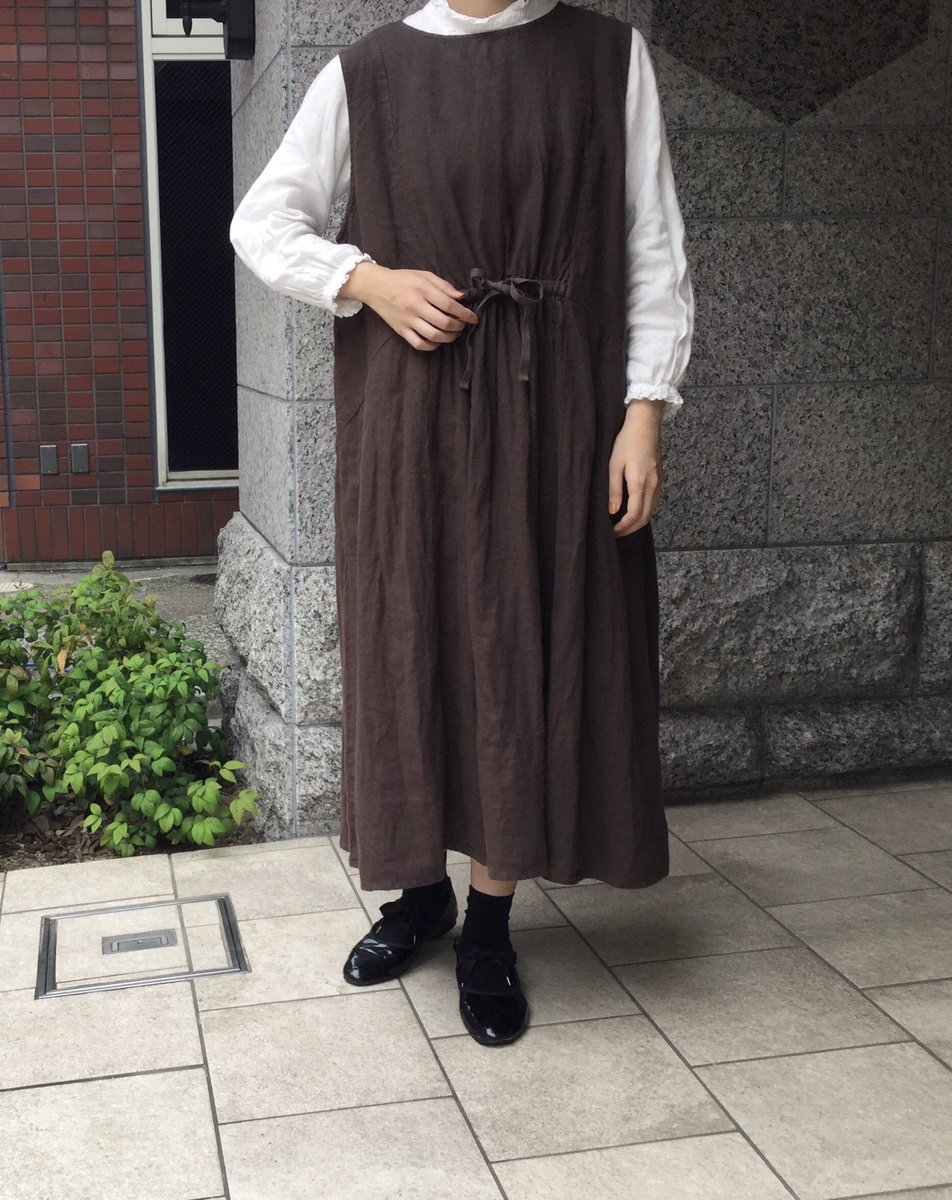 超目玉! ネストローブ フレンチワンピース ネストローブ♡リネン起毛