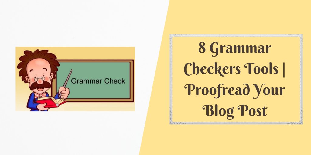 WPBlogLife1's tweet image. !! Check Again !!
8 Grammar Checker Tools | Proofread Your Blog Post
@Grammarly #proofreading @TheGingerMinj @MicrosoftWord55 @AftertheDeadline @PaperRater @OnlineCorrection @SlickWrite @ProofreadNOWcom 
wpbloglife.com/grammar-checke…