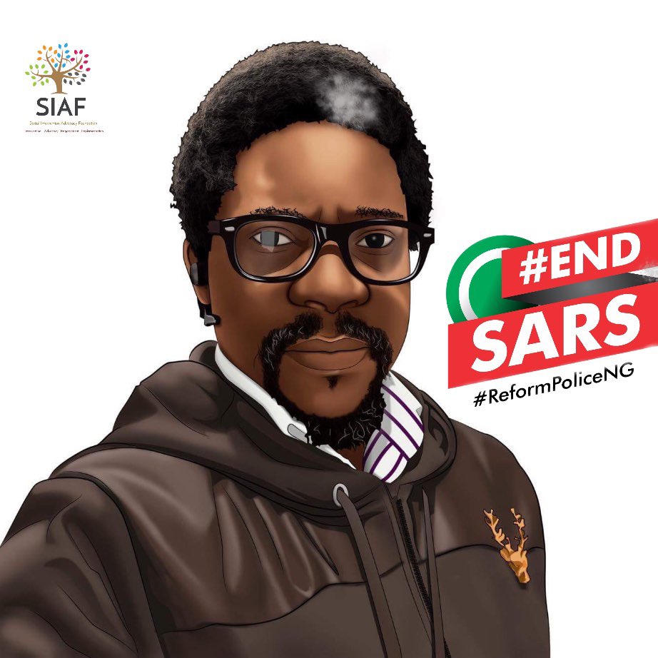 Long live the Federal Republic of Nigeria! Long live NIGERIAN youths - our pride and the future of our Nation!!Segun Awosanya For: EndSARS ReformPoliceNG Movement Social Intervention Advocacy Foundation (SIAF)