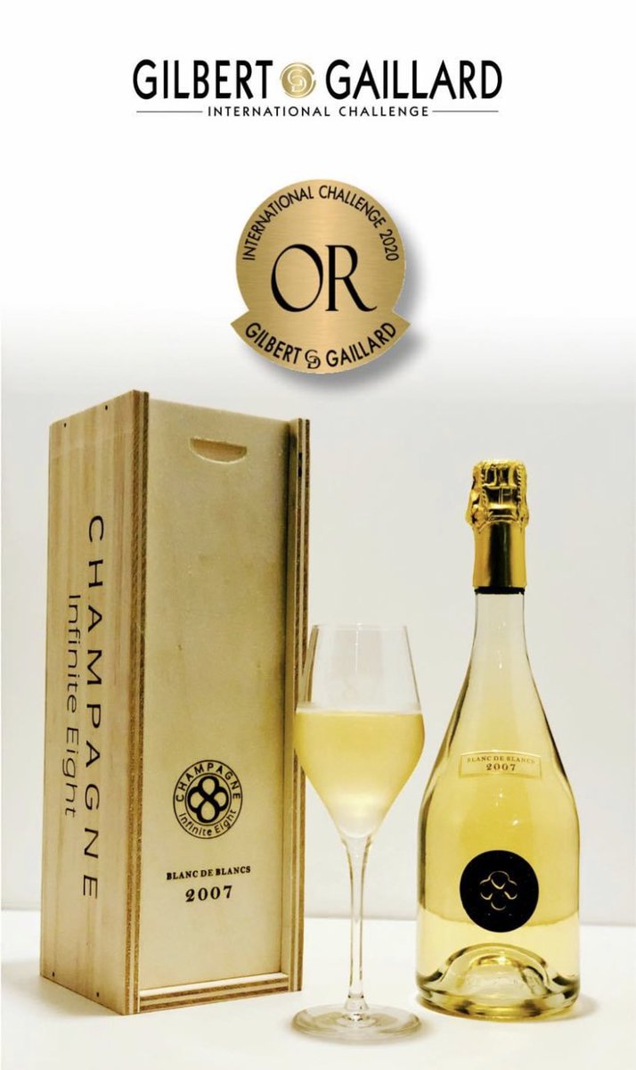 le_tixerant's tweet photo. Médaille d’Or Gilbert &amp; Gaillard Blanc de Blanc 2007 Infinite 8 https://t.co/k3GC629Wgk